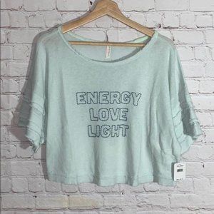 Free People Nava Peace Tee New - MINT